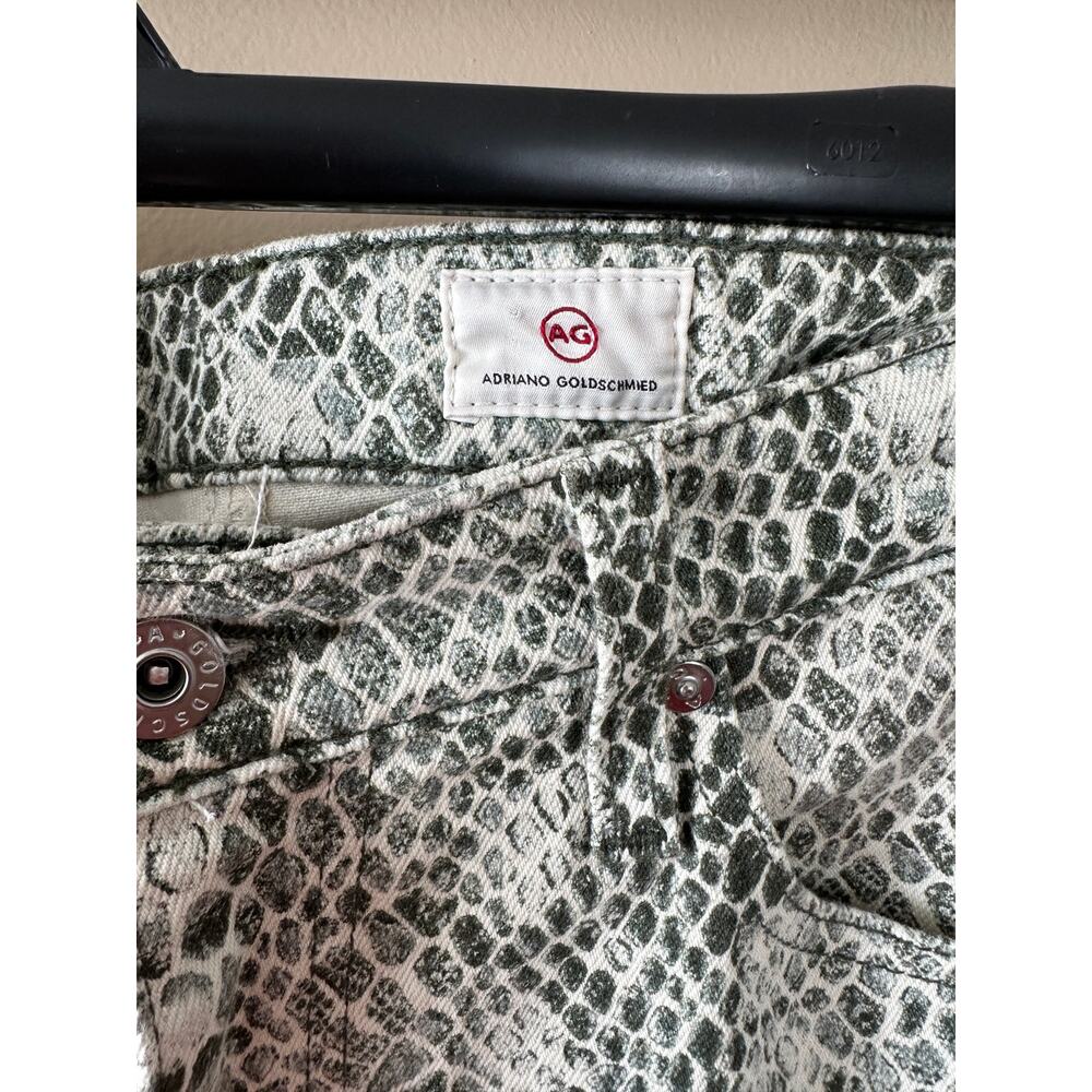 Adriano Goldschmied The Mari High Rise Straight Jeans In Python - Picture 4 of 9
